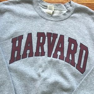 Harvard crew neck sweater